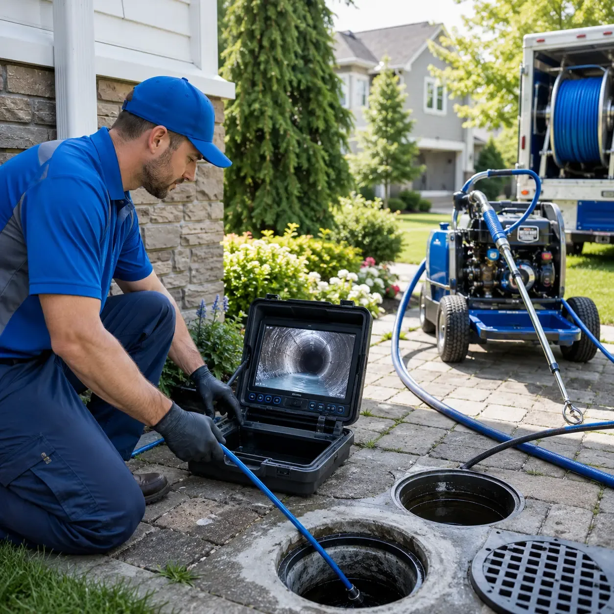 Outdoor drain cleaning professionals serving Zebulon, GA